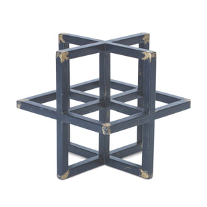 Modern Metal Star Sculpture (Set of 2)