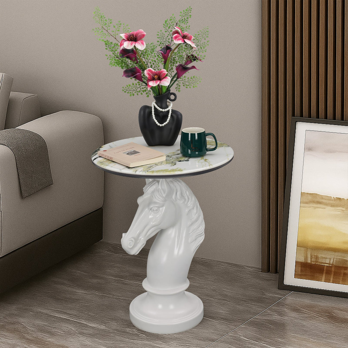 Horse Head Accent Table