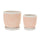 Stone-Planter-with-Plate-(Set-of-2)-Pots-&-Planters