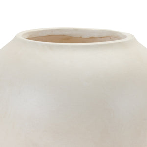 Two Tone Ceramic Vase 8.75"D