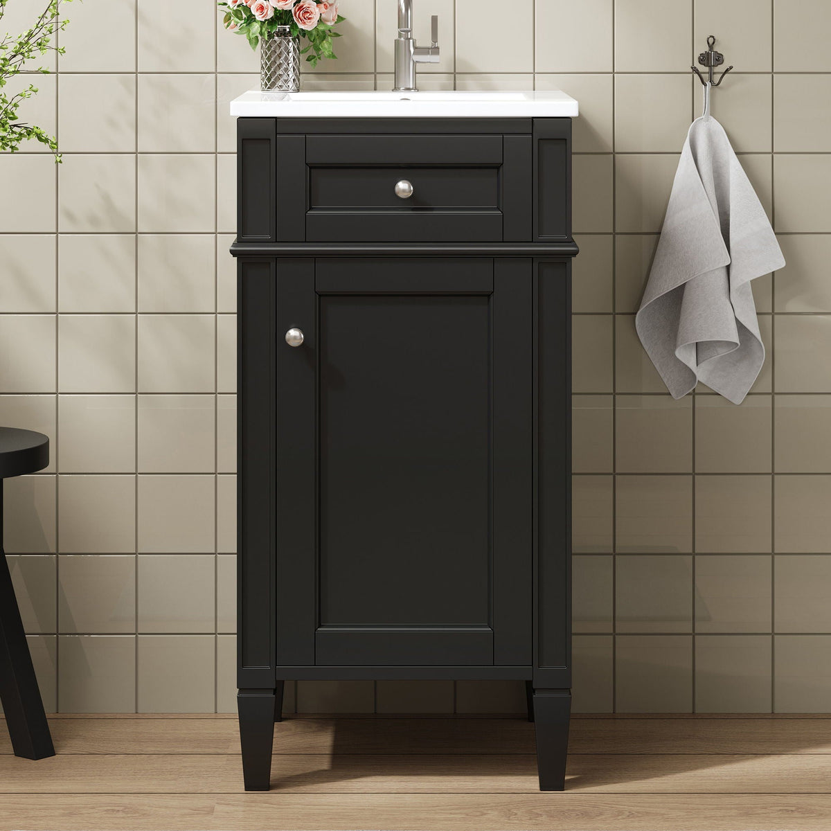 French Style Bathroom Vanity With Sink