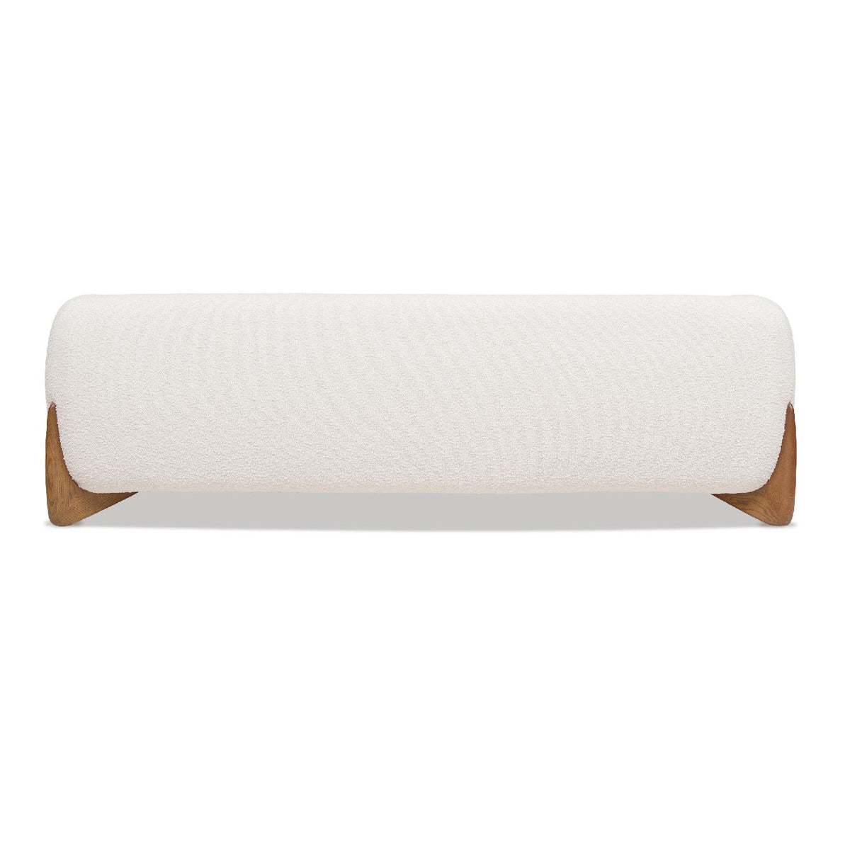 Alpine Luxurious Upholstery Sherpa Sofa with Removable Cushions - Available in White, Black, or Dark Green