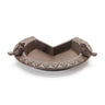 Iron Post Corner Bird Feeder 8"D