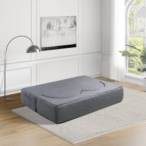 Folding Sofa Bed - Convertible Teddy Bear Fabric Sleeper