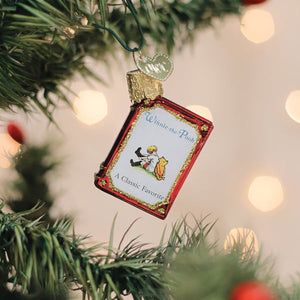 Mini Winnie-The-Pooh Book Ornament
