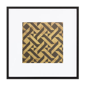 Framed Art Deco Geometric Print (Set of 4)