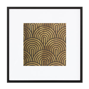 Framed Art Deco Geometric Print (Set of 4)