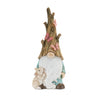 Tree trunk gnome statue 24.75"h