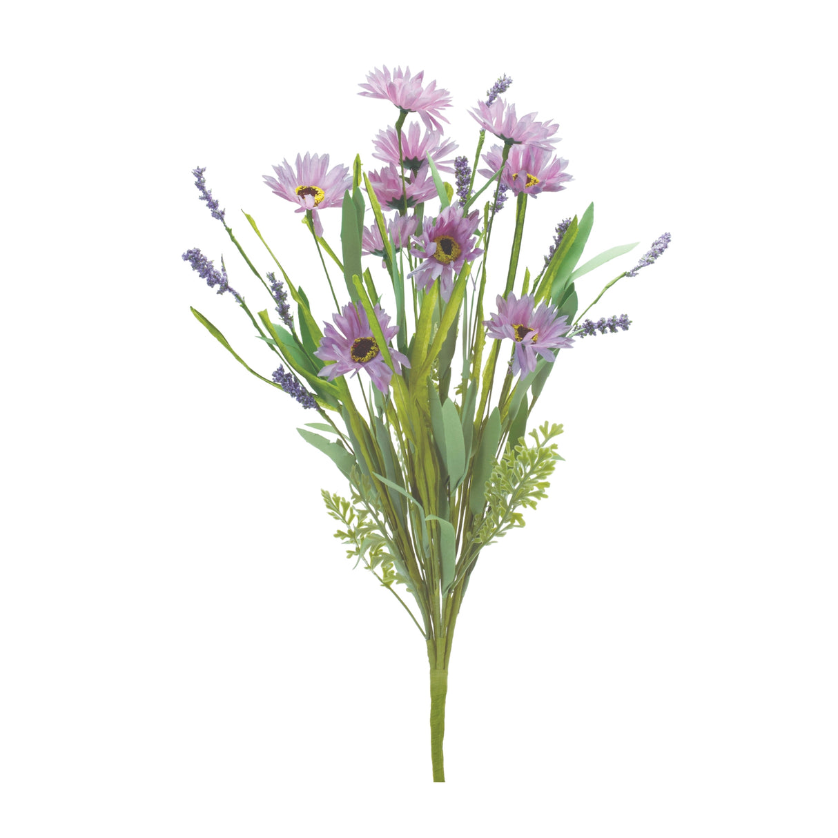 Pruple-mixed-daisy-bush-(set-of-6)-Artificial-Flowering-Plants