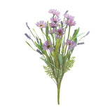 Pruple-mixed-daisy-bush-(set-of-6)-Artificial-Flowering-Plants