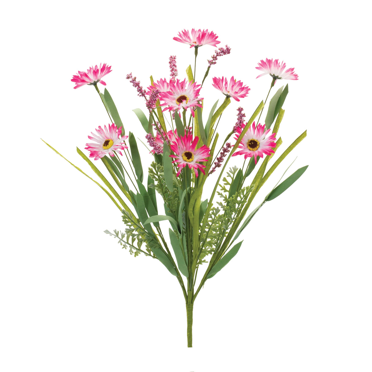 Pink-mixed-daisy-bush-(set-of-6)-Easter-Decor