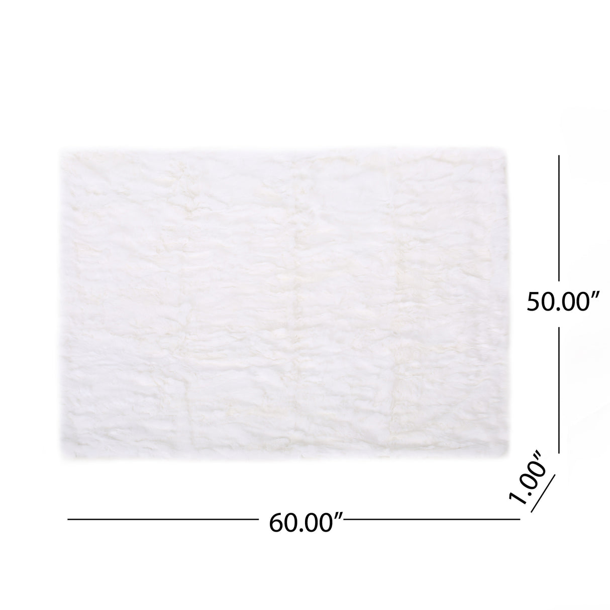 Cozy throw blanket - white