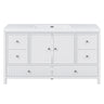 Bathroom Vanity With Separate Sink, Soft Close Doors And 4 Drawers