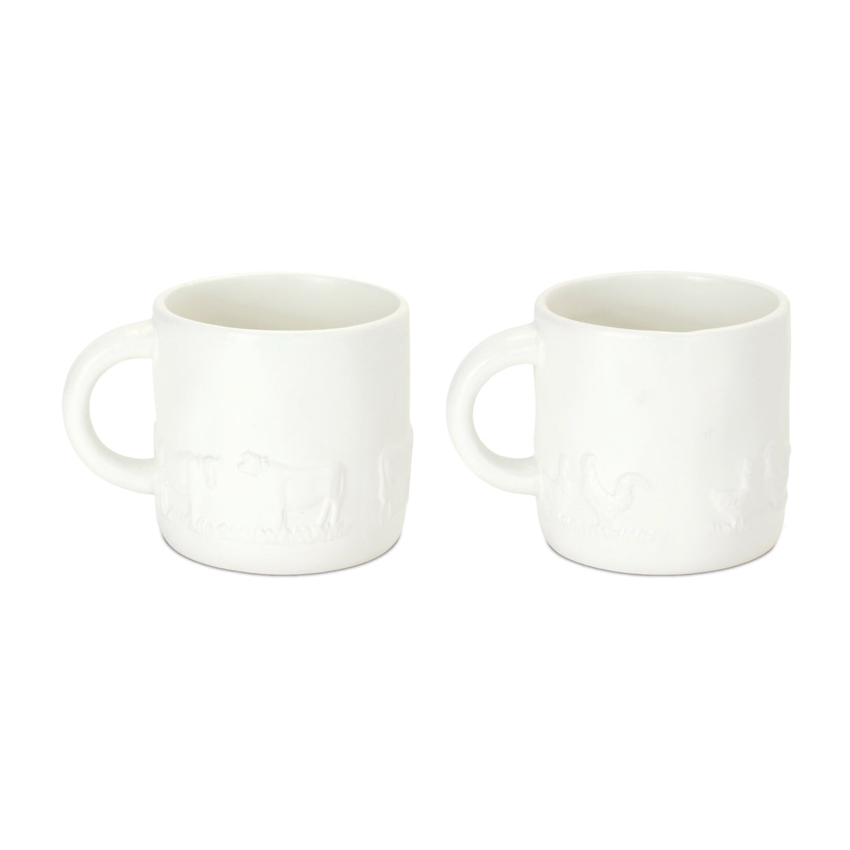 Ceramic-Farm-Animal-Mug-(Set-of-4)-Mugs
