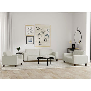 Evoke - Upholstered Tufted Sofa - Greige