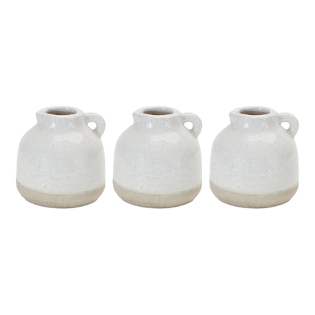 Stoneware bud vase (set of 3)