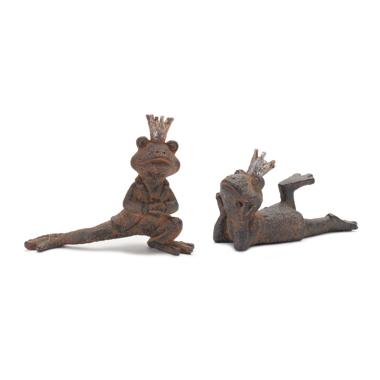 Royal lounging frog figurine (set of 6)