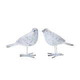 Weathered bird figurine (set of 4)