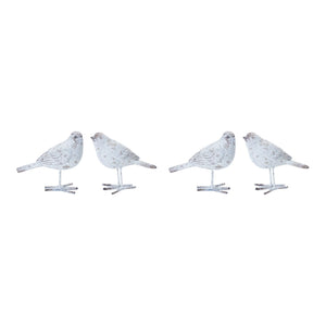 Weathered bird figurine (set of 4)