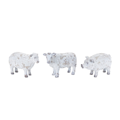 Distressed-farm-animal-figurine-(set-of-3)-Figurines