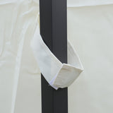 13x10 Outdoor Patio Gazebo Tent with Ventilated Double Roof and Sidewalls