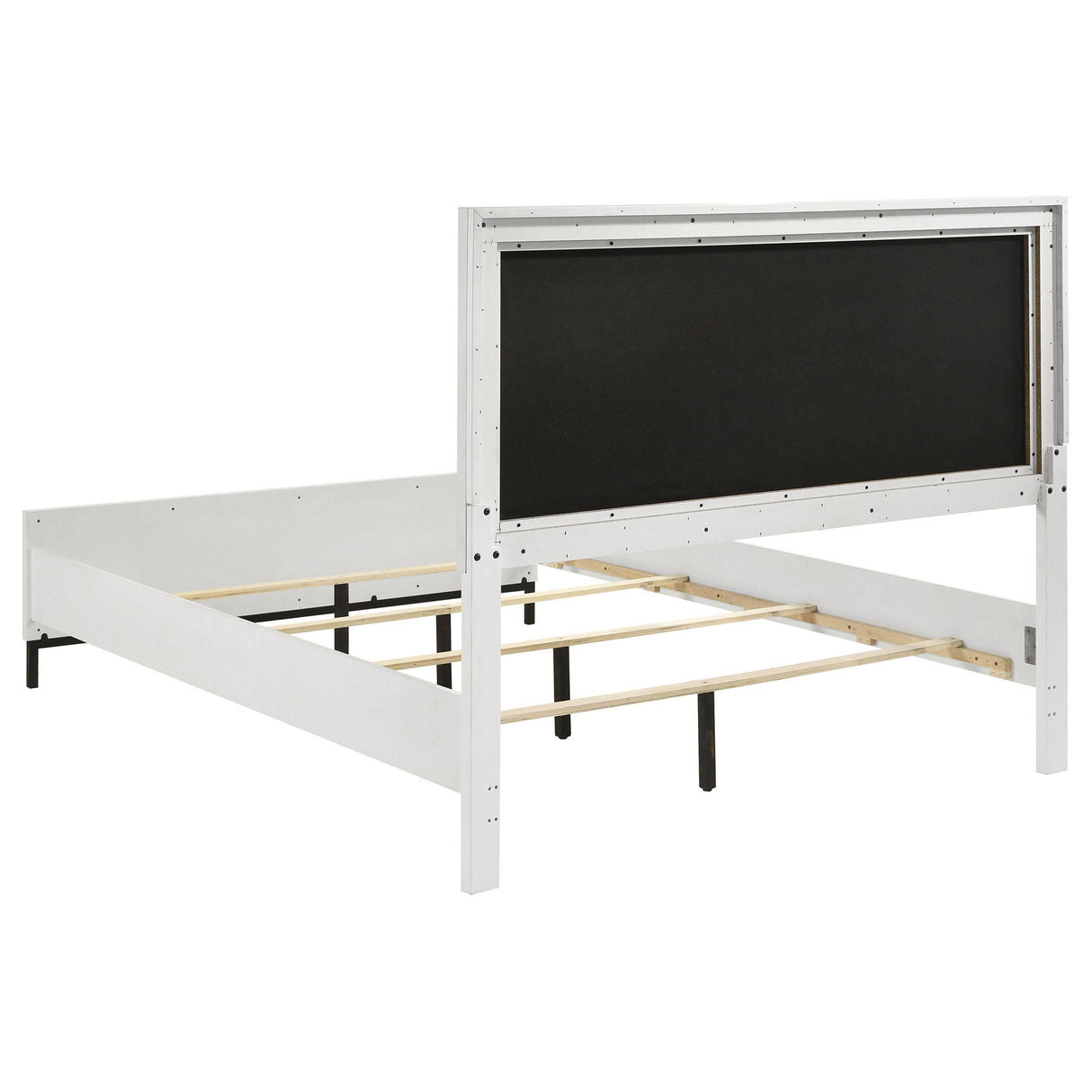 Taraval - Queen Upholstered Panel Bed - White
