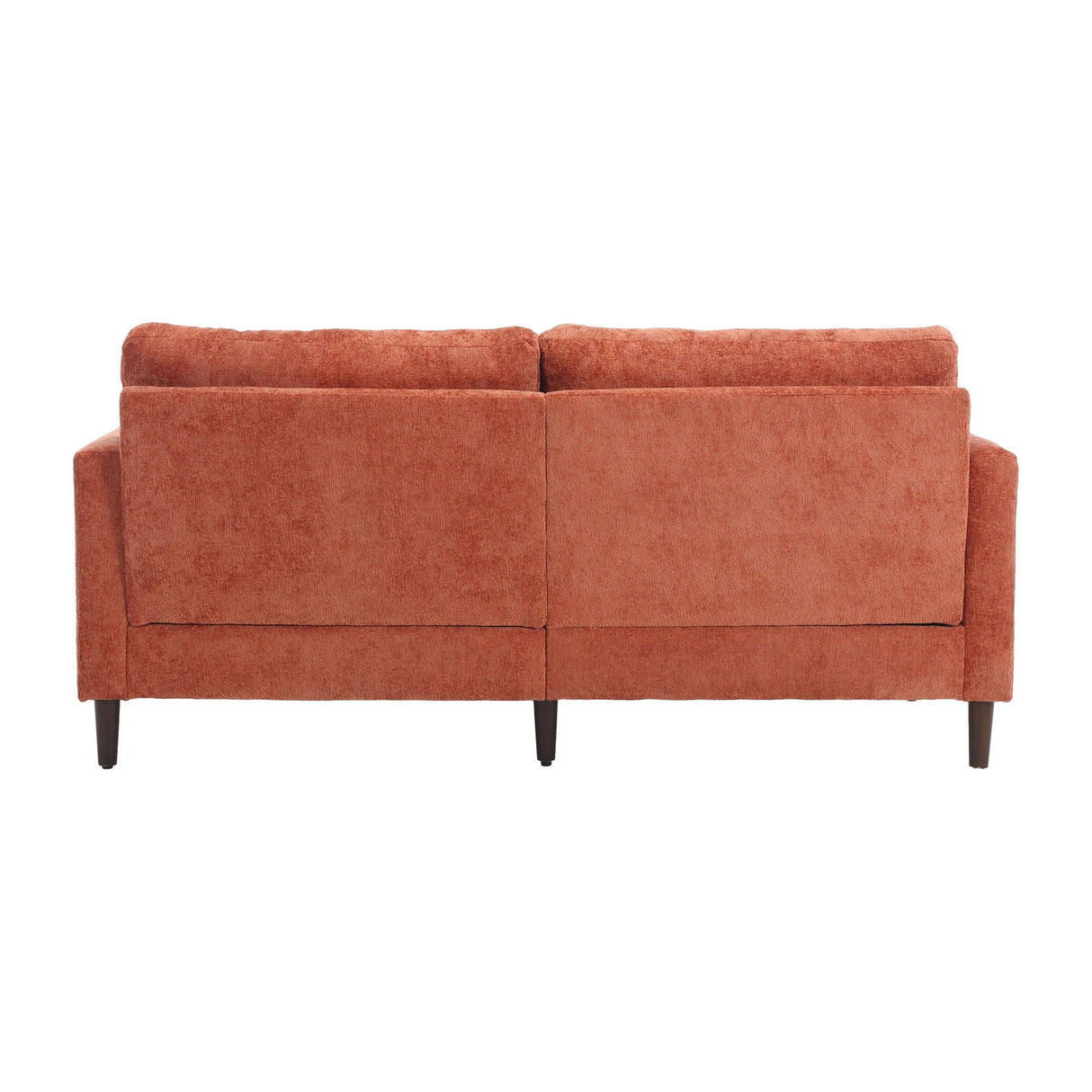 Mid Century Modern Fabric Loveseat Sofa, 2 Seat Upholstered Couch