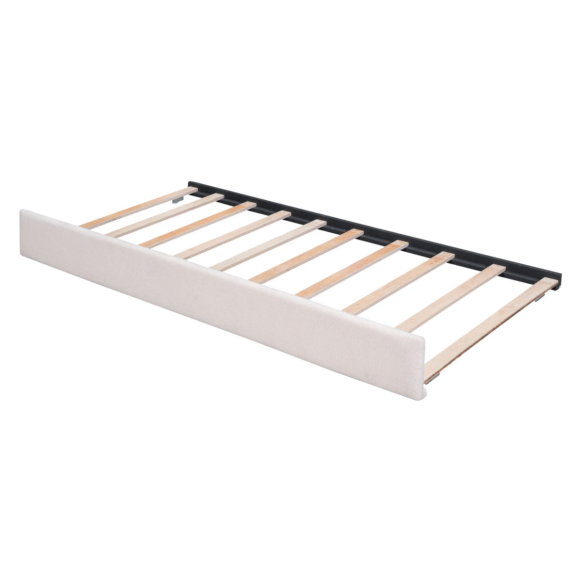 Upholstered Platform Bed With Trundle