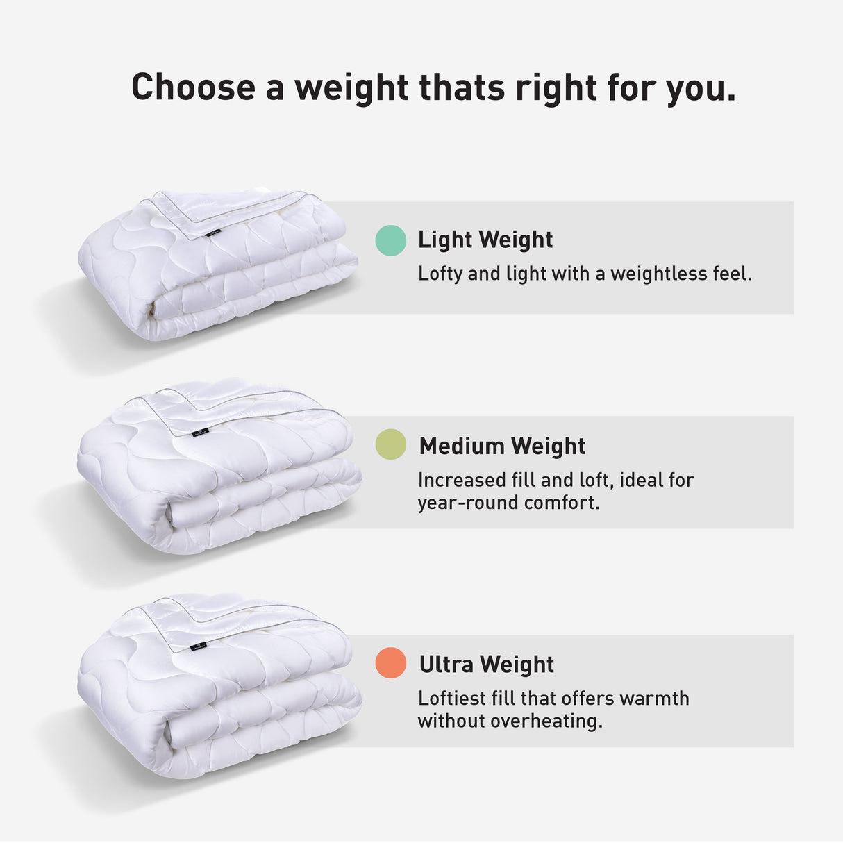 Bedgear comforter - perforamce ultra weight