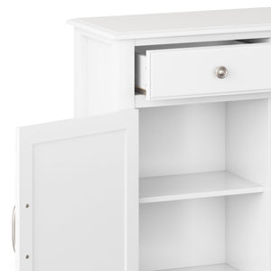 Connaught Handcrafted Entryway Storage Cabinet with Adjustable Shelves - Multiple Colors