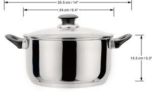 7-Piece Kitchen Cookware Set, Pots and Pans