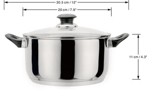 7-Piece Kitchen Cookware Set, Pots and Pans