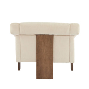 Sierra - Vintage Modern Accent Chair With Deep Cushions And Wide Armrests