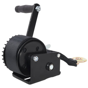 600LBS Hand Winch with 19.6FT Strap