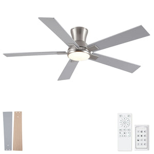 Reversible Quiet Motor Ceiling Fan Light With ABS Blades