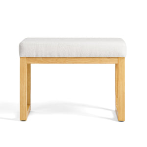 Shoe-Changing Bench with Cushioned Seat