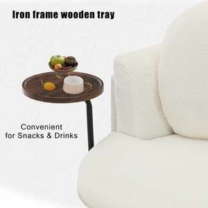 42.5' Single Sofa Chair in White