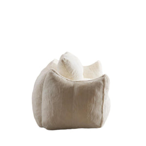 Giant Bean Bag Couch, Ultra Soft Fluffy Loveseat For Living Room