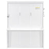 Murphy Bed With Desk, LED Lights & USB Charging Station