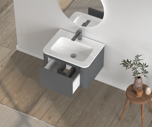 24" Wall-Mounted Bathroom Vanity