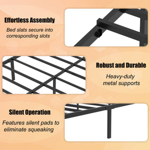 Queen Size Bed Frame, Headboard and Footboard