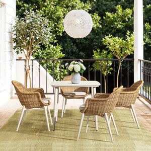 Santorini 33.5" Square Outdoor Patio Table