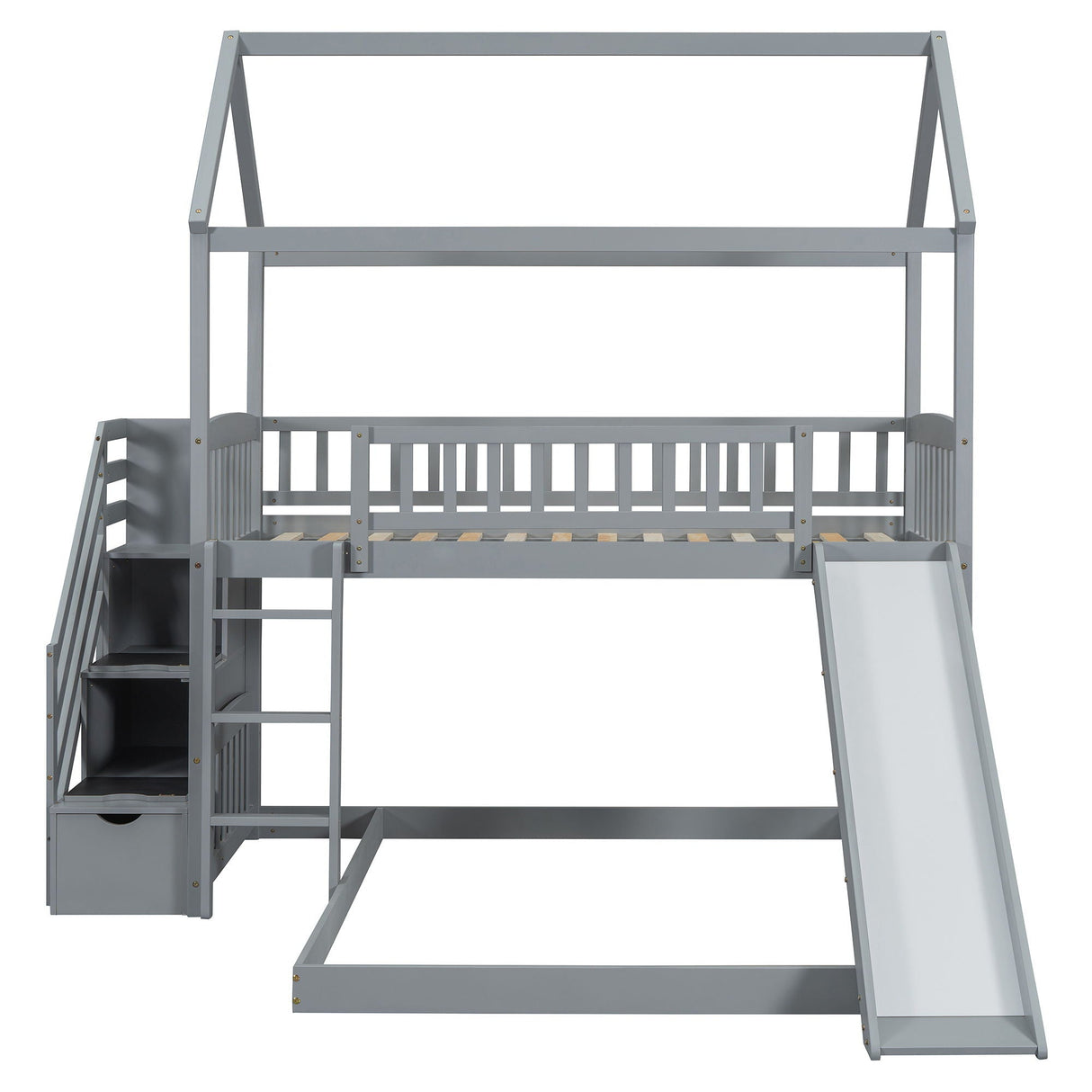 House Bunk Bed With Slide