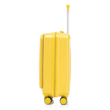 14'/20' 2-Piece ABS Spinner Wheel Luggage Set with Combination Lock