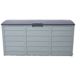 All Weather UV Pool Deck Box Storage Shed Bin with Wheels