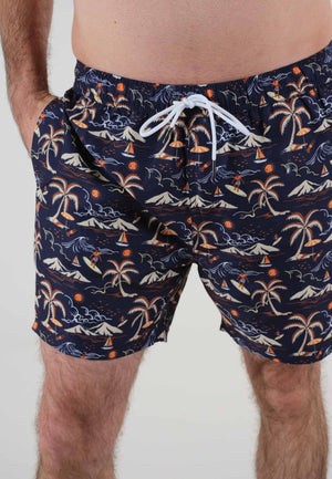 Deeluxe Hawaii Swim Shorts