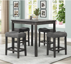 5 Piece Transitional Counter Dining Set