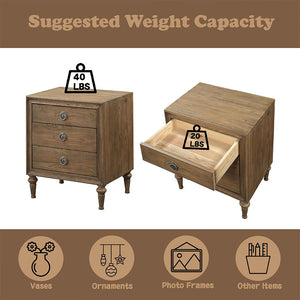 Inverness - 28" Nightstand - Reclaimed Oak