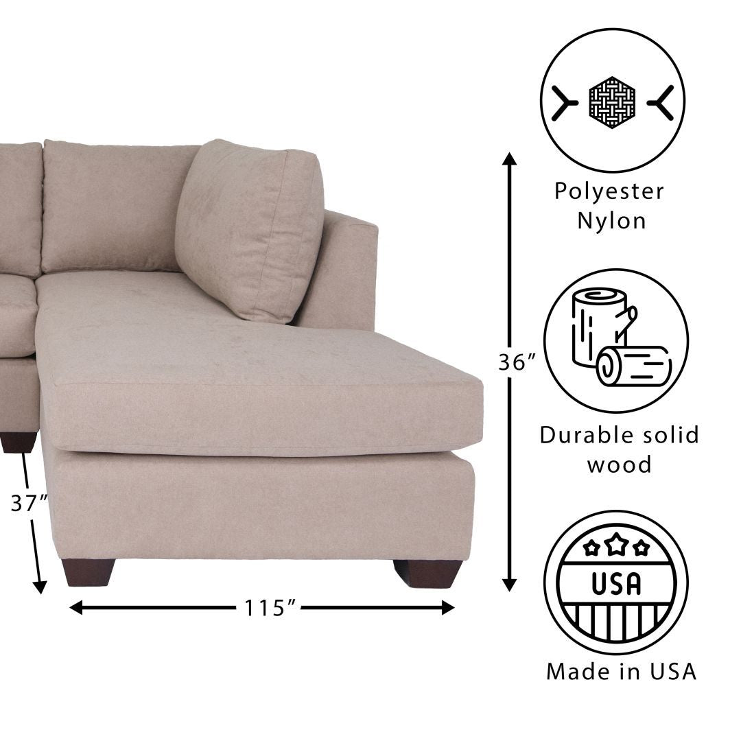 The American-Crafted Essex L-Shaped Sectional