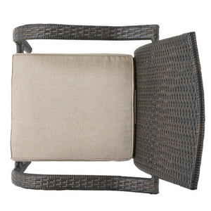 Outdoor Wicker Chairs, 56225.00CHRBRN KD, 4pcs